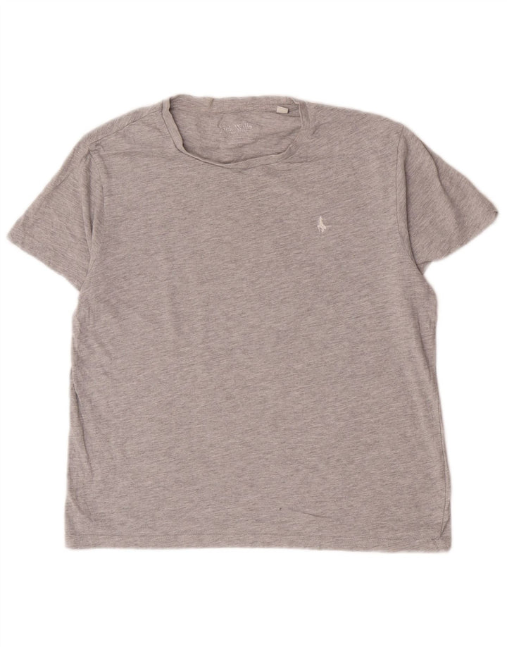 Damska koszulka oversize Jack Wills Top UK 10, mała, szara bawełna