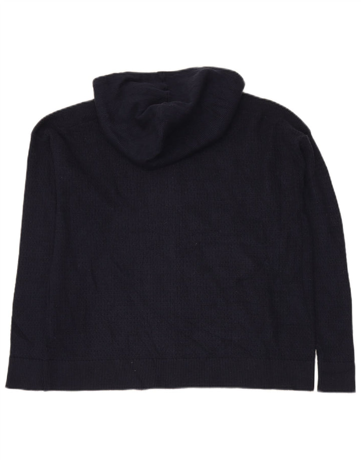 MARKS & SPENCER Damski sweter o luźnym kroju, UK 14, średni granat
