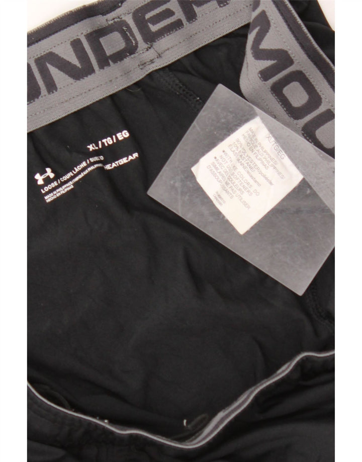 Męskie spodenki sportowe UNDER ARMOUR Heat Gear XL, czarne, poliestrowe