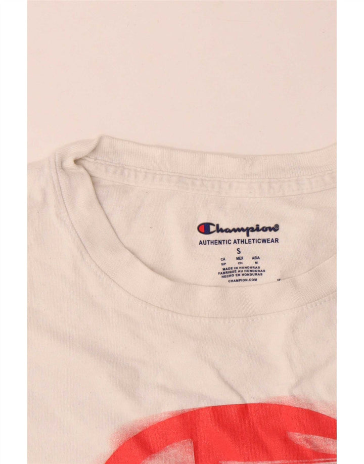 Męski T-shirt Champion z grafiką, mały, biały
