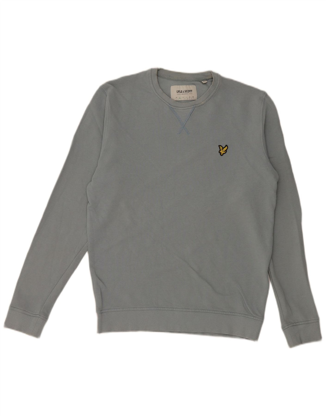 Męska bluza dresowa Lyle & Scott, mała, niebieska, bawełniana