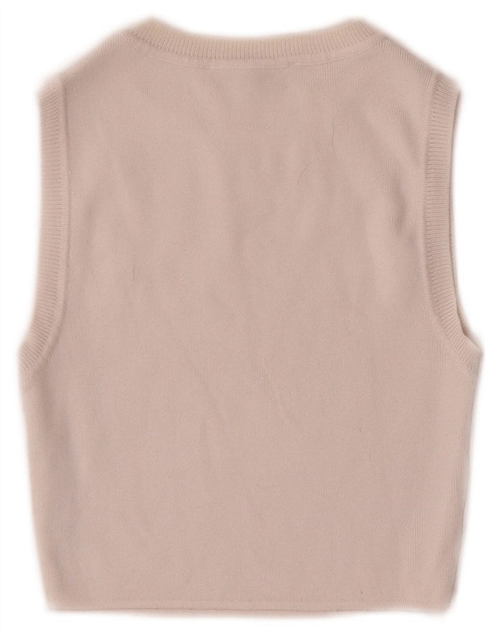 Damski krótki top Zara UK 8 Small White Wiskoza