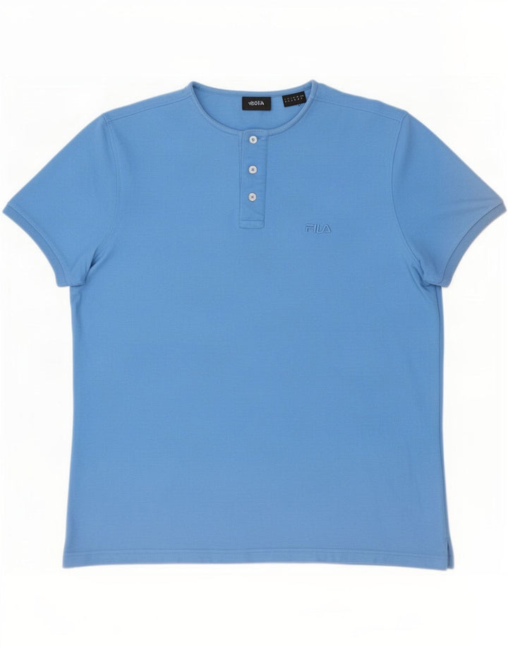 Fila T-Shirt męski Top duży niebieski