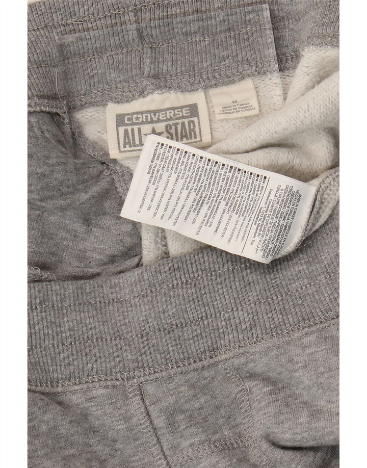Męskie spodenki sportowe CONVERSE, średnioszare, bawełniane w cętki