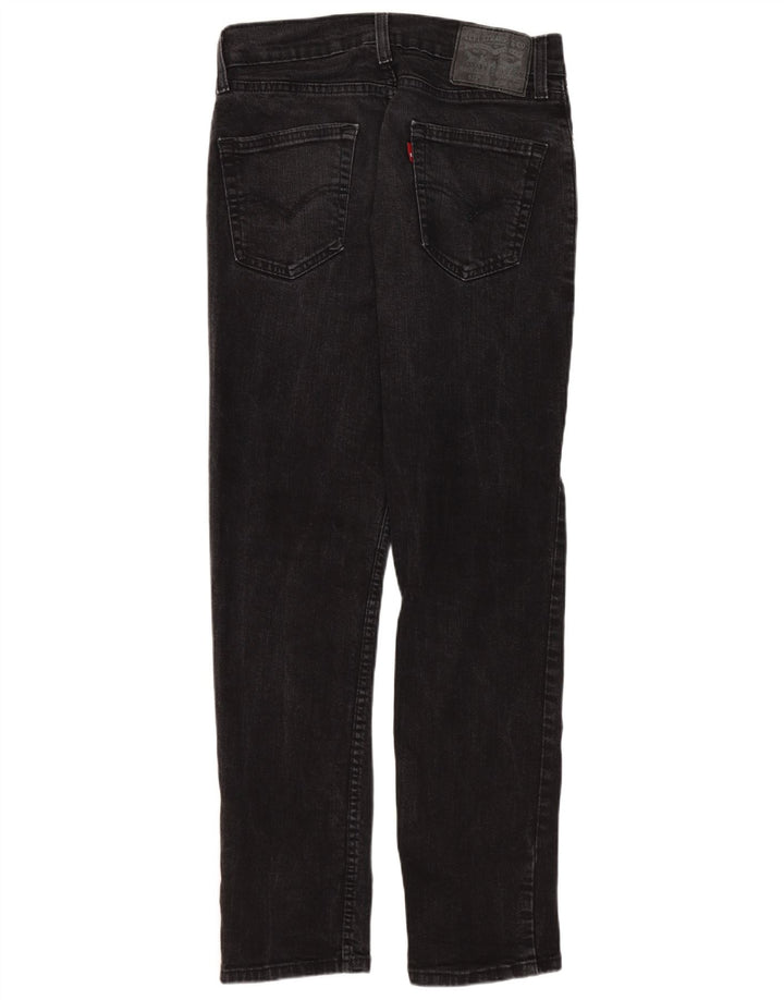 Męskie jeansy Levi's 511 Slim W28 L30 Czarna bawełna