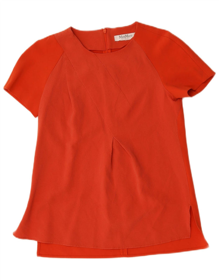 Bluzka damska MAX MARA Top UK 12 Średnia czerwień
