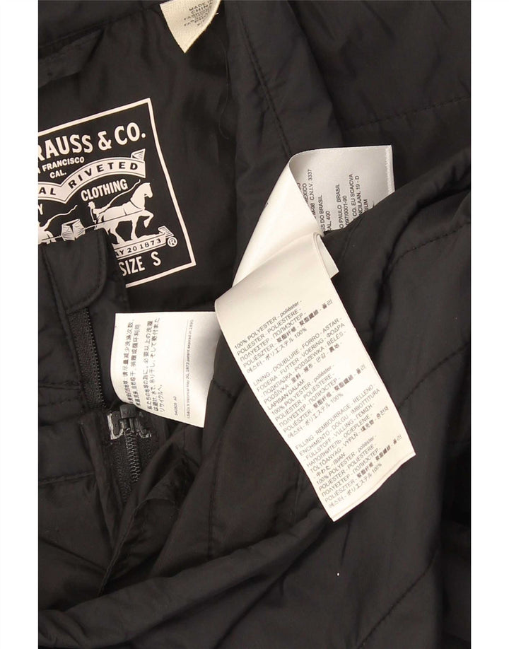 Męska ocieplana kurtka Levi's UK 36, mała, czarna, poliester