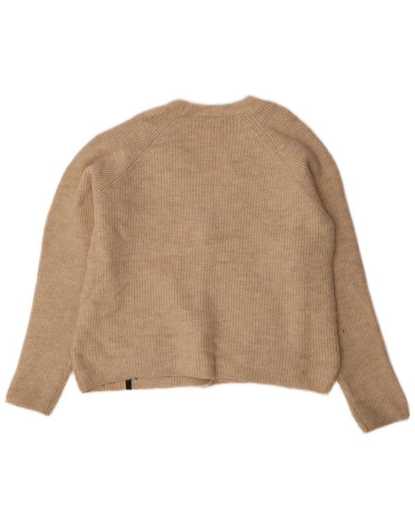 Sweter damski Superdry UK 12, średni beż, akryl