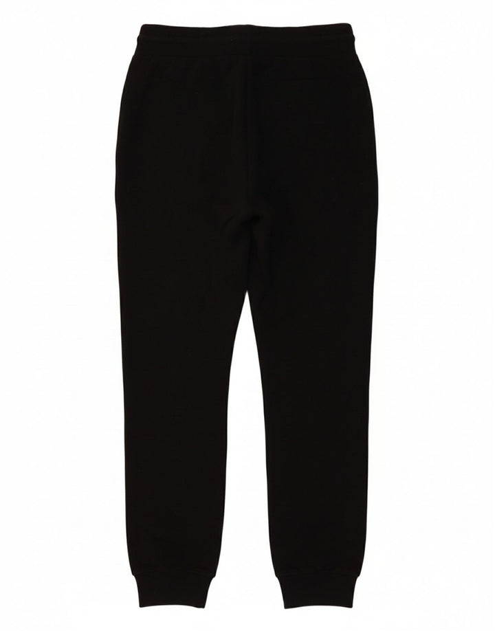 FILA Womens Graphic Tracksuit Trousers Joggers UK 14 Medium Black