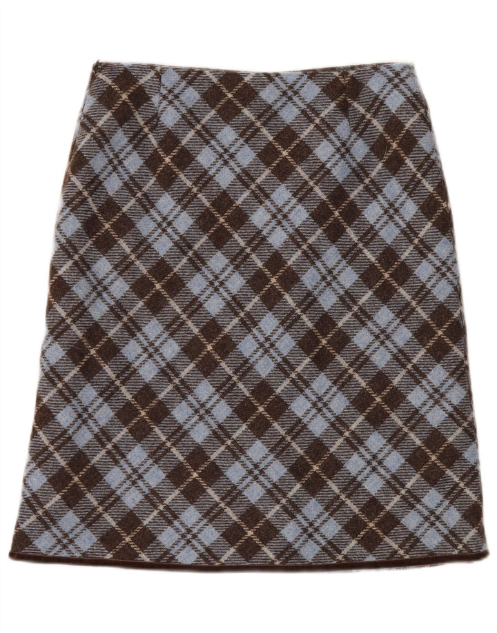 Spódnica damska Boden Straight UK 12 Medium W28 w brązową kratkę