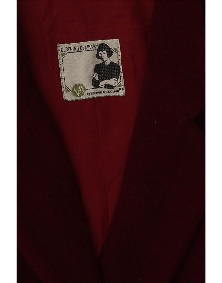 Damska marynarka Duca Visconti Di Modrone UK 14 w kolorze średniego burgunda