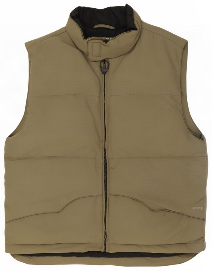 Męska wyściełana kamizelka Aspesi UK 38 Medium Khaki Nylon
