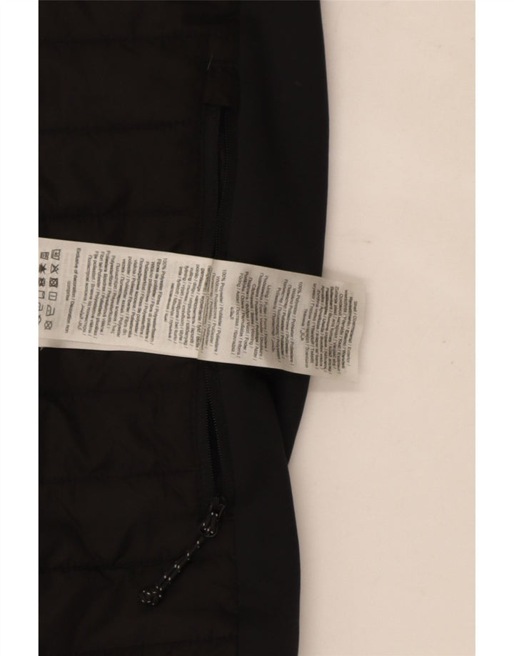 Męska wyściełana kamizelka Jack & Jones UK 40, duża, czarna, z blokami kolorów, poliester