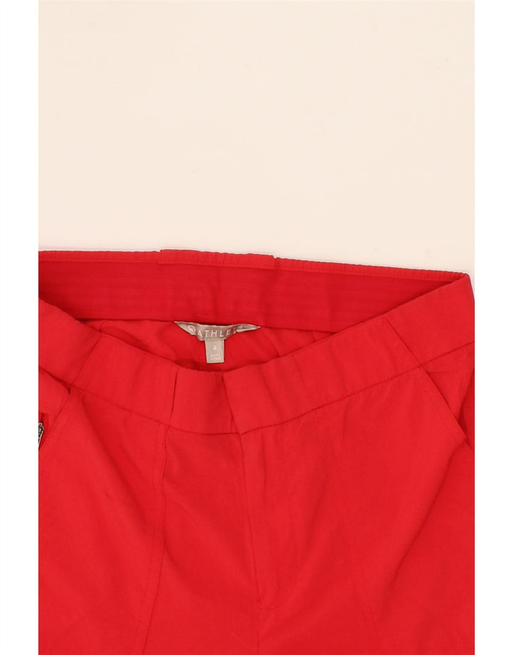ATHLETA Womens Tracksuit Trousers US 4 Small Red Polyester Vintage Athleta and Second-Hand Athleta from Messina Hembry 