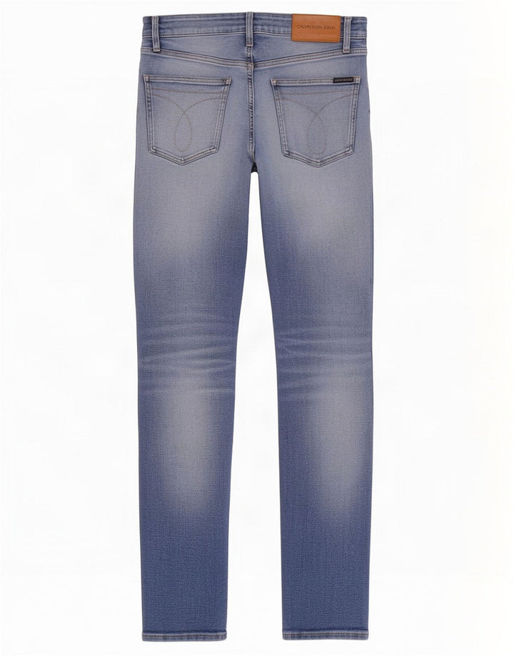Męskie dżinsy Calvin Klein W31 L32 Niebieskie bawełniane