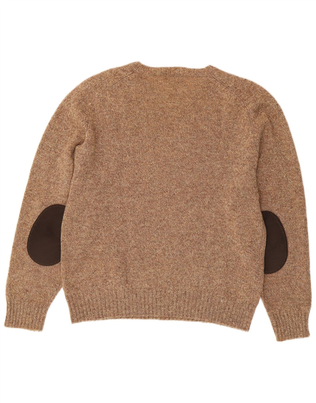 Sweter damski Kappa z okrągłym dekoltem UK 16, duży, brązowy, wełniany