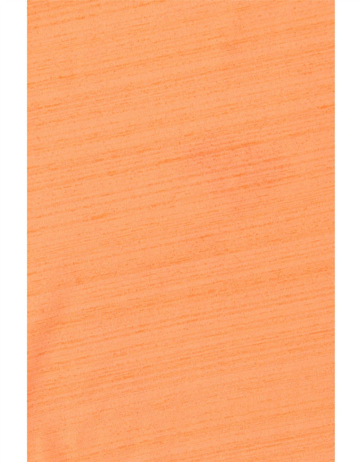 Chłopięcy T-shirt Nike Dri Fit, 8-9 lat, mały, pomarańczowy poliester w paski