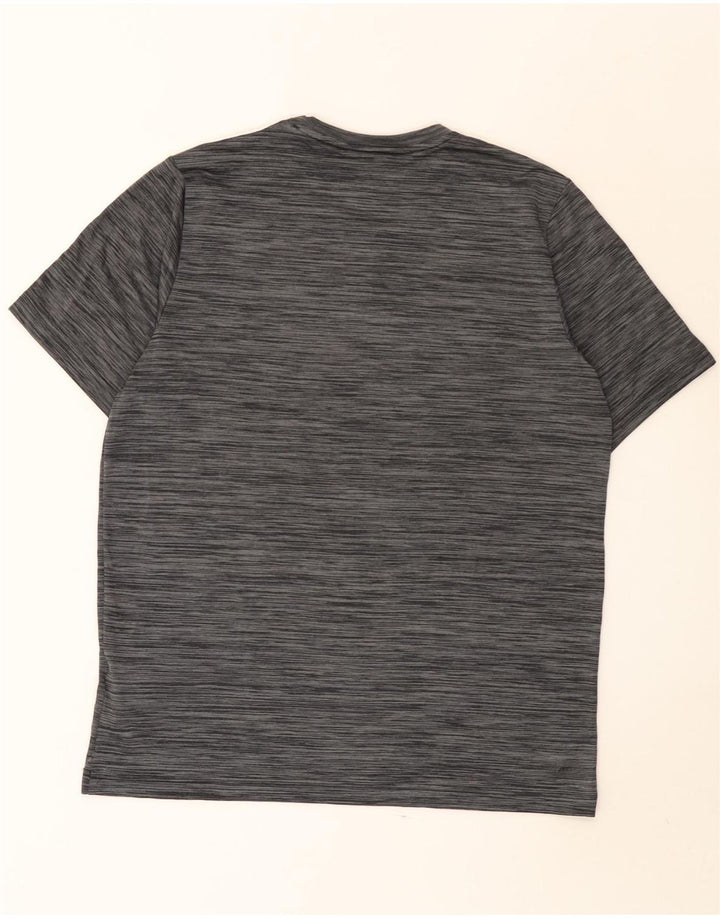 Męska koszulka Adidas Aeroready Top, średnia, szara, nakrapiana poliester