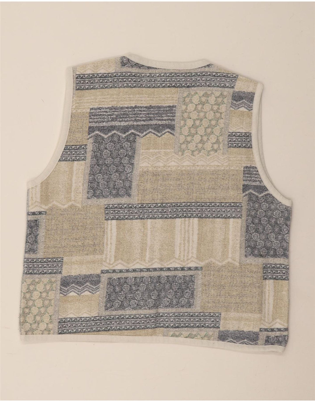 Bezrękawnik damski VINTAGE UK 18 XL w kolorze beżowym