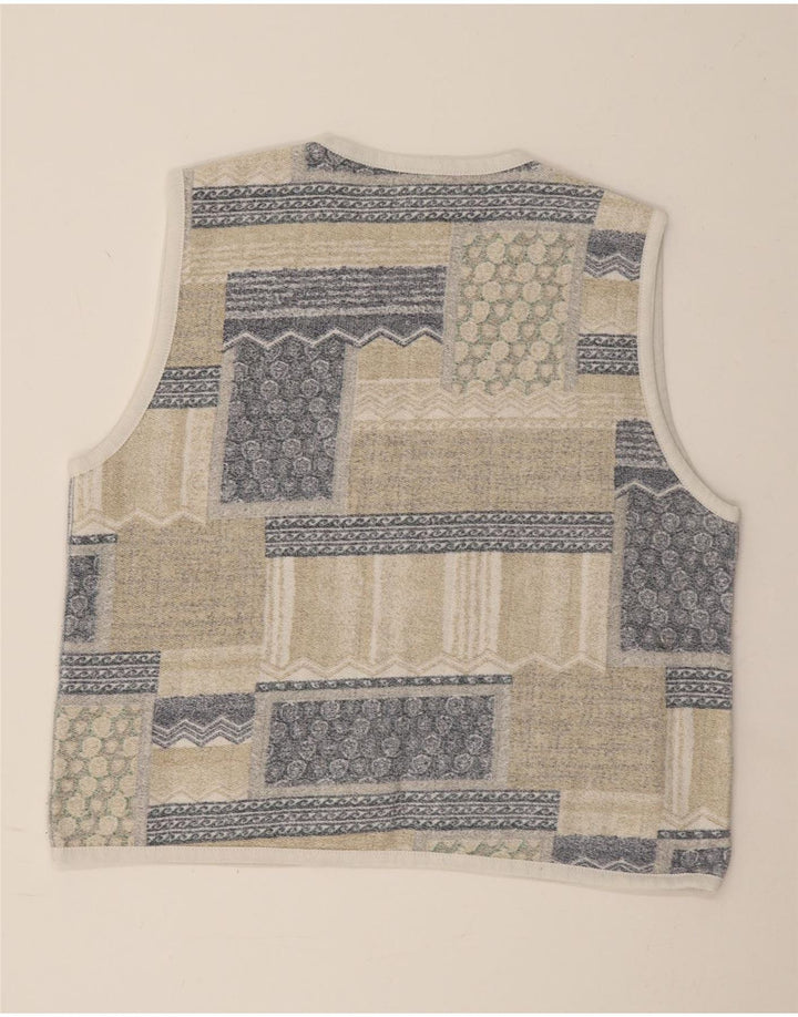 Bezrękawnik damski VINTAGE UK 18 XL w kolorze beżowym