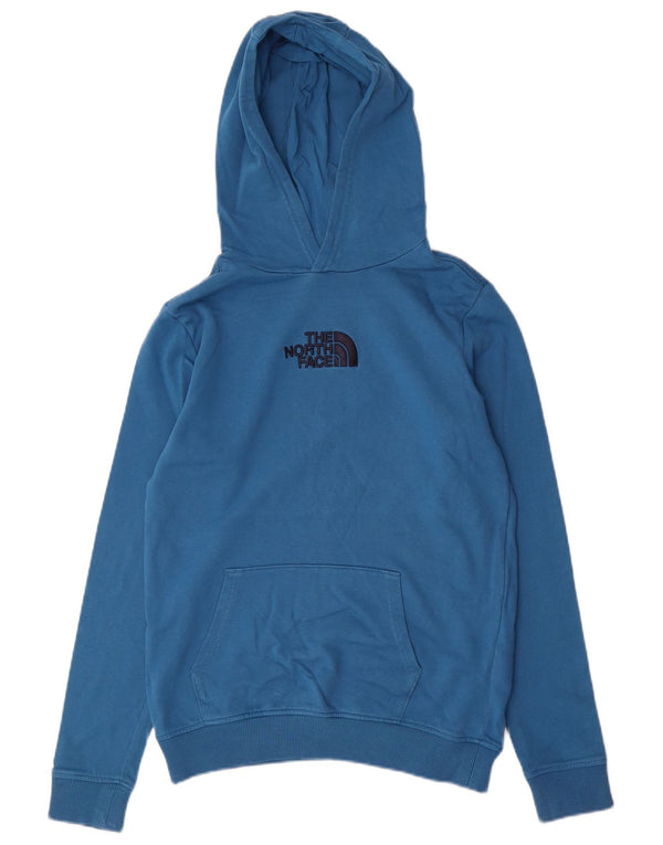 Chłopięcy sweter z kapturem The North Face 14-15 lat XL, niebieski, bawełniany