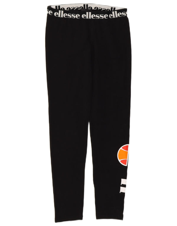 Damskie legginsy graficzne Ellesse UK 4 XS w kolorze czarnym
