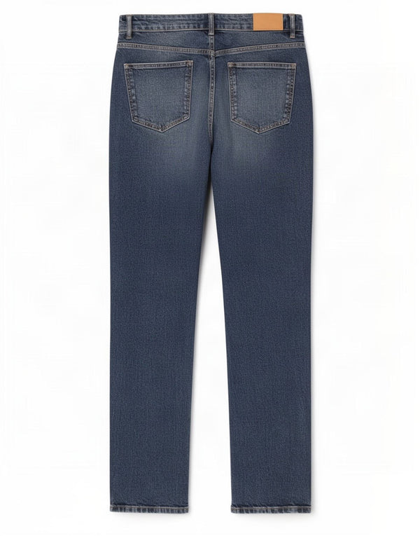 Damskie proste dżinsy Zara EU 40 Medium W30 L33 Niebieskie bawełniane