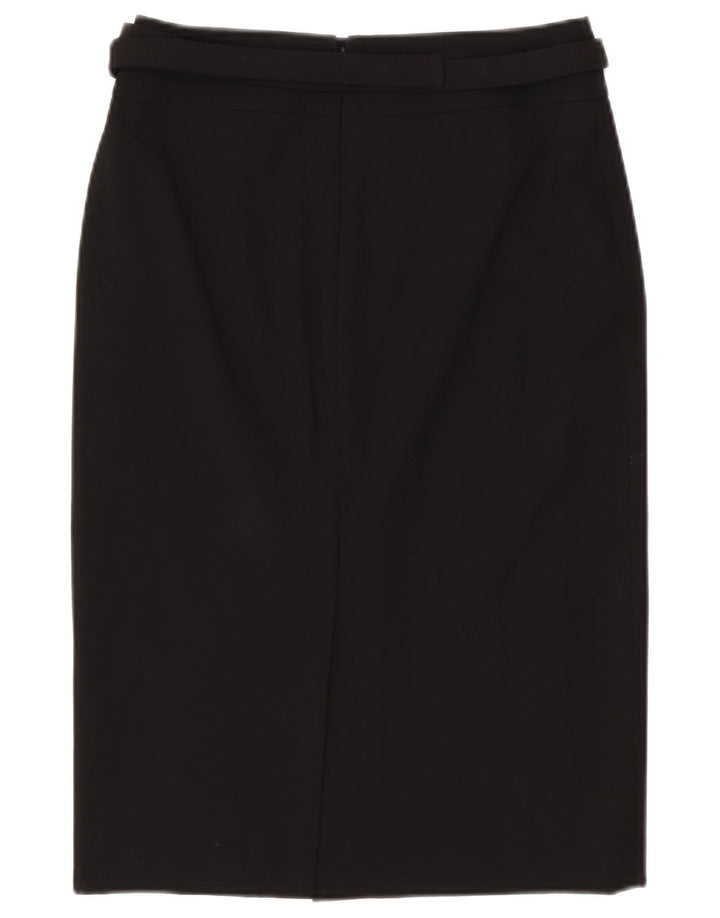 CALVIN KLEIN Damska spódnica ołówkowa US 2 XS W28 Czarny poliester