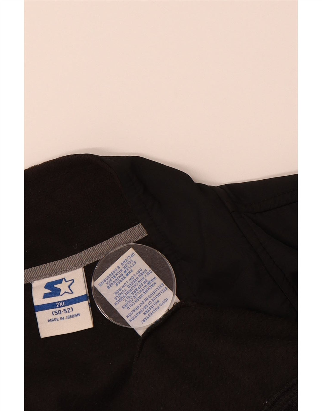 STARTER Mens Fleece Jacket UK 44 2XL Brown Polyester Vintage Starter and Second-Hand Starter from Messina Hembry 