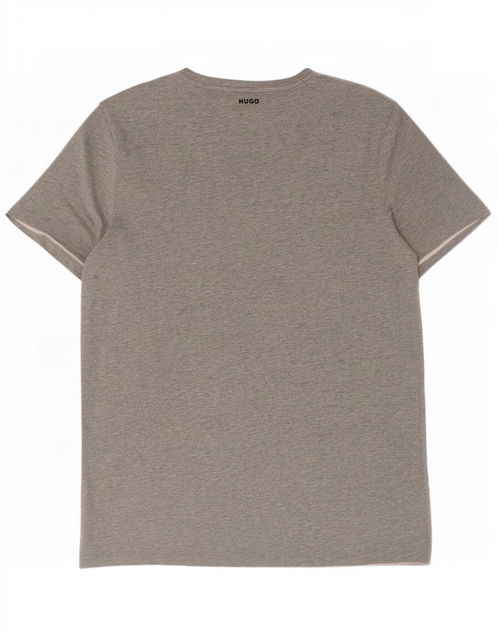T-shirt męski Hugo Boss, średni szary