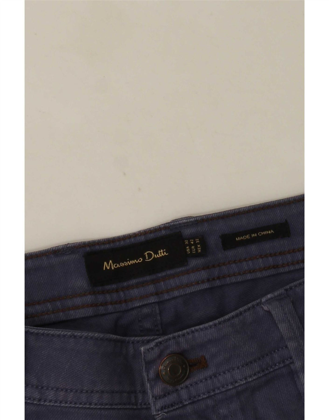 Jeansy męskie Massimo Dutti EU 42 Large W32 L30 Granatowe