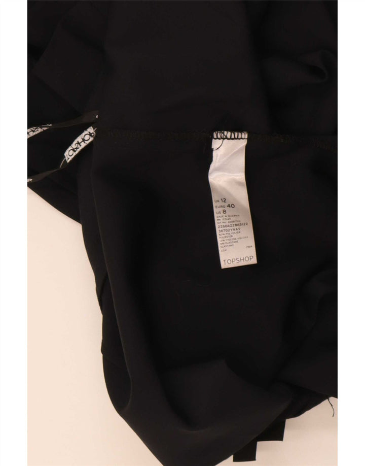 Damskie spodenki Chino Topshop UK 12 Medium W30, czarny poliester