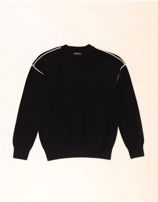 Marks & Spencer Damski sweter z dekoltem w łódkę, UK 10, mały, czarny