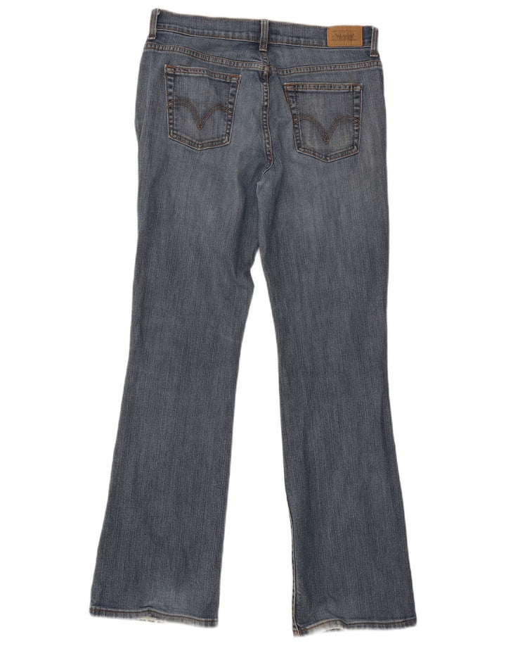 Damskie jeansy Levi's 515 Bootcut US 6 Medium W30 L31 Niebieska bawełna