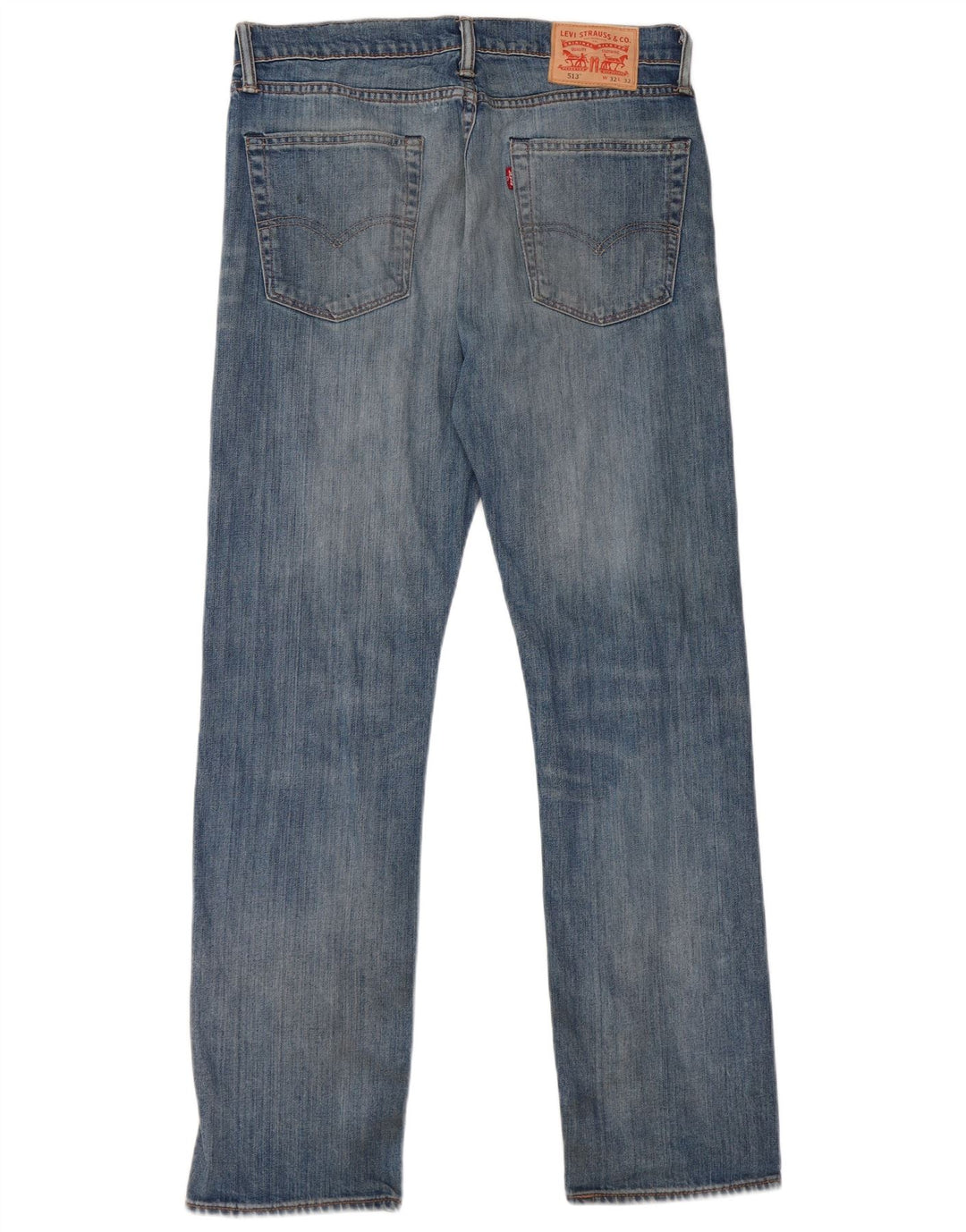 Męskie jeansy Levi's 513 Slim Straight W32 L32 Niebieskie bawełniane