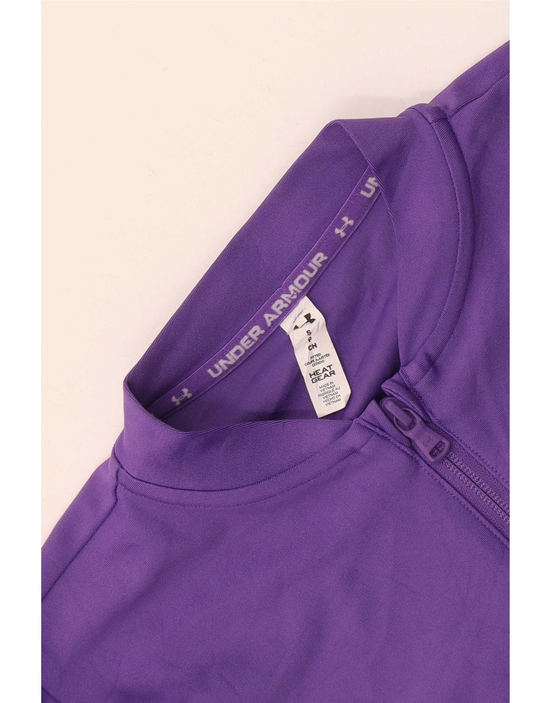 Damski dres Under Armour Crop Pullover Top UK 10 Mały Fioletowy
