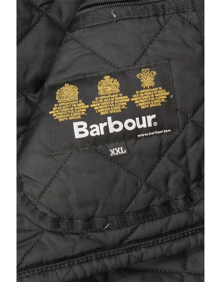 Damska pikowana kurtka BARBOUR UK 20 2XL Czarny poliamid
