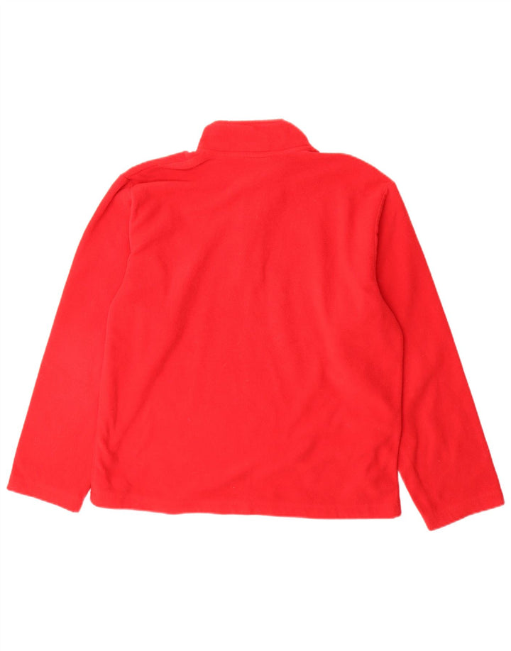 STARTER Chłopięcy sweter polarowy z zamkiem błyskawicznym, 15-16 lat, 2XL, czerwony poliester