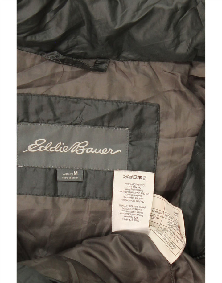 EDDIE BAUER Womens Padded Coat UK 14 Medium Black Nylon Vintage Eddie Bauer and Second-Hand Eddie Bauer from Messina Hembry 