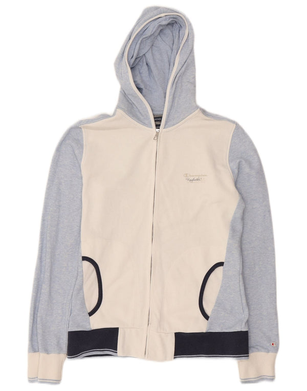 Sweter damski Champion Heritage Fit z kapturem i zamkiem UK 14, średni niebieski