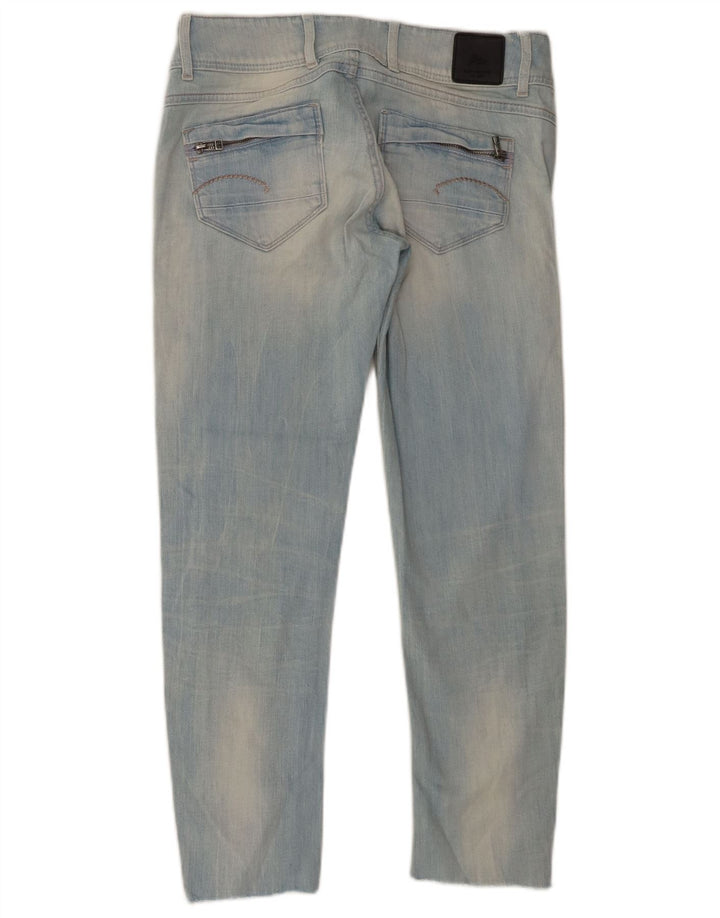 Damskie jeansy slim G-STAR W26 L25 Niebieskie bawełniane