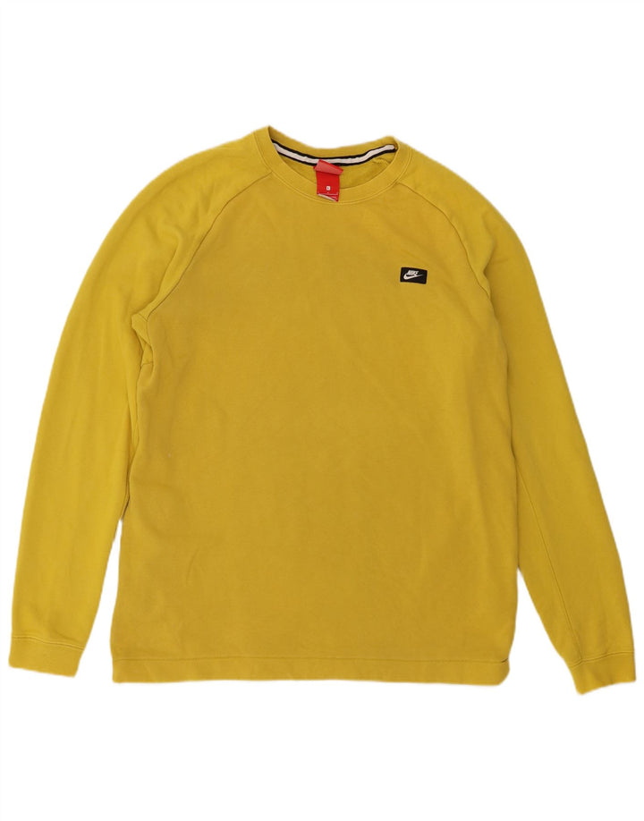 Bluza męska Nike, duża, żółta, bawełniana