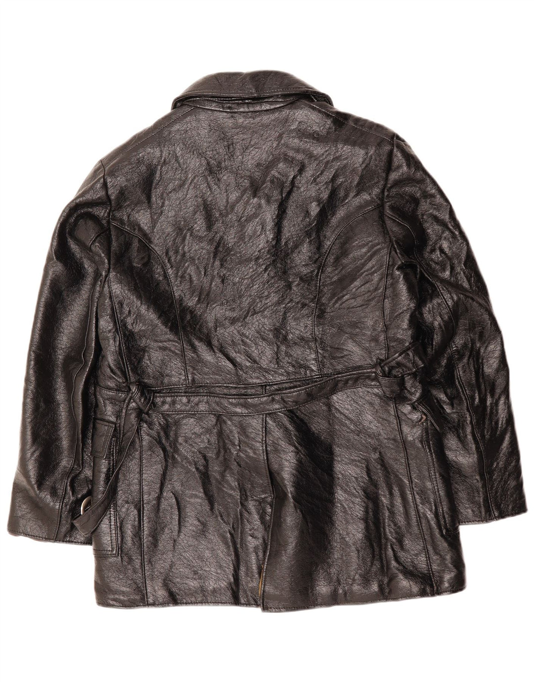 Męska kurtka skórzana Sherpa VINTAGE UK 38, średnia czarna