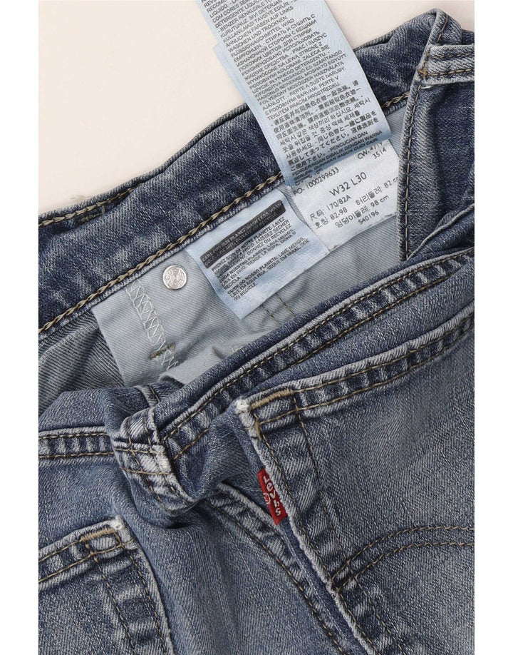 Damskie jeansy Levi's Slim W32 L30 Niebieskie bawełniane