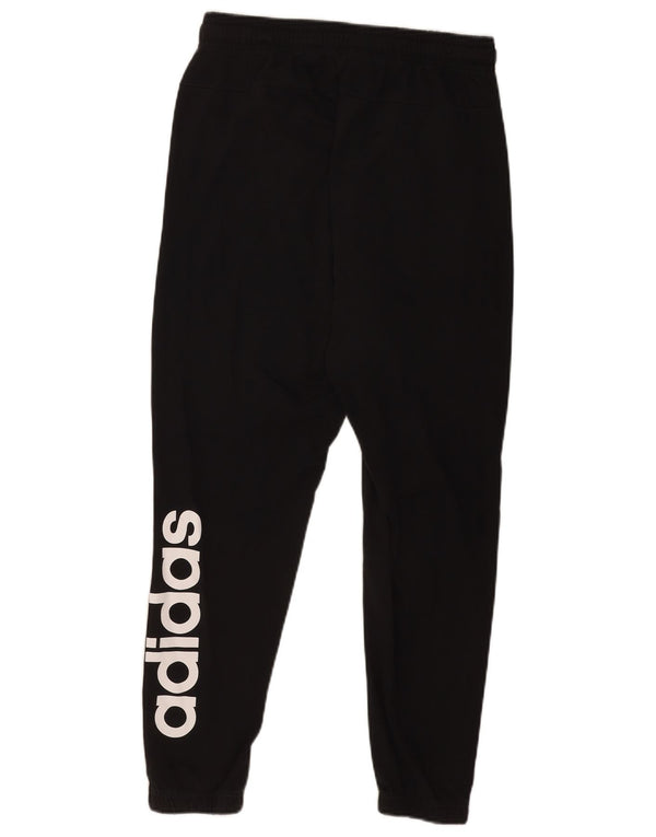 Damskie spodnie dresowe Adidas Graphic Crop Joggers, średnia czarna bawełna