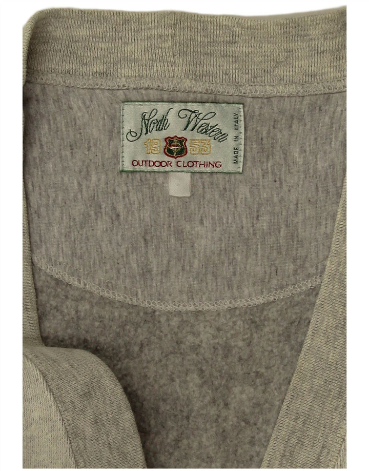 Męski sweter rozpinany North Western XL, szary
