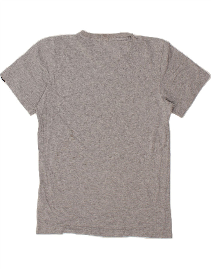 ADIDAS Mens Graphic T-Shirt Top Small Grey Cotton Vintage Adidas and Second-Hand Adidas from Messina Hembry 