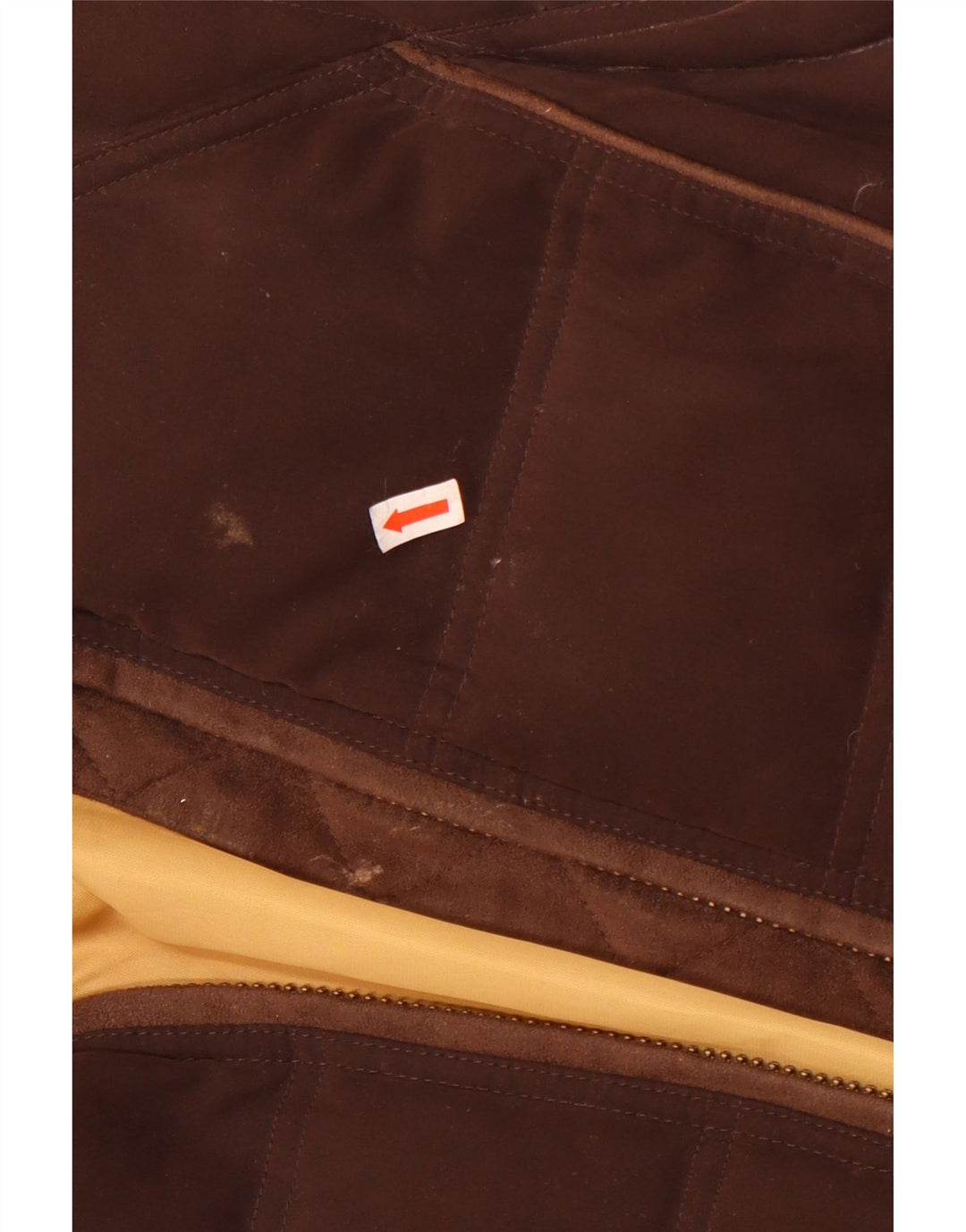 Damska wyściełana kamizelka Musto UK 16, duża, brązowa, poliester