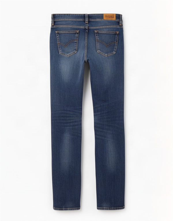Damskie jeansy slim Tommy Hilfiger W26 L32 Niebieskie bawełniane