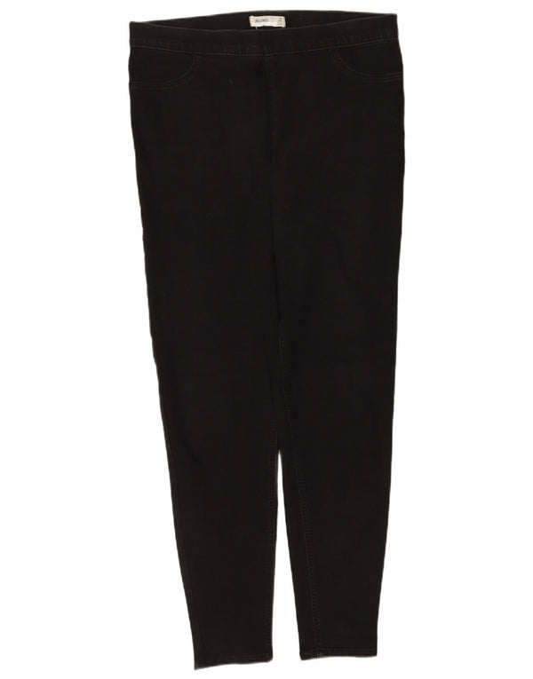 Marks & Spencer Damskie jeansy Jegging UK 16 Large W34 L30 Czarna bawełna